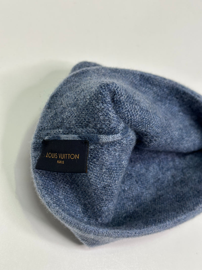 LV Damier beanie bleu