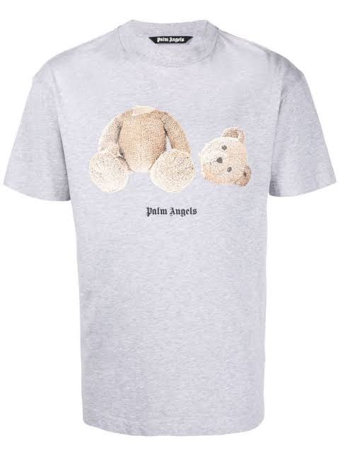 Bear printed t-shirt Grey/brown