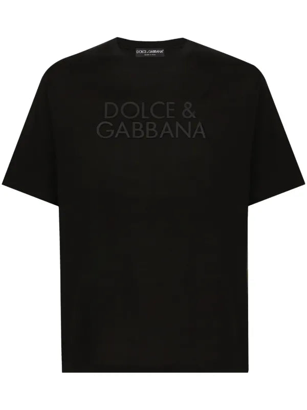 Dolce & Gabbana logo-embroidered T-shirt