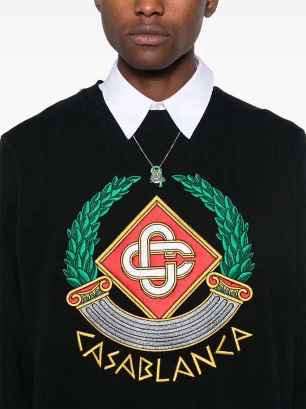 Casablanca Casa Crest-embroidered sweatshirt