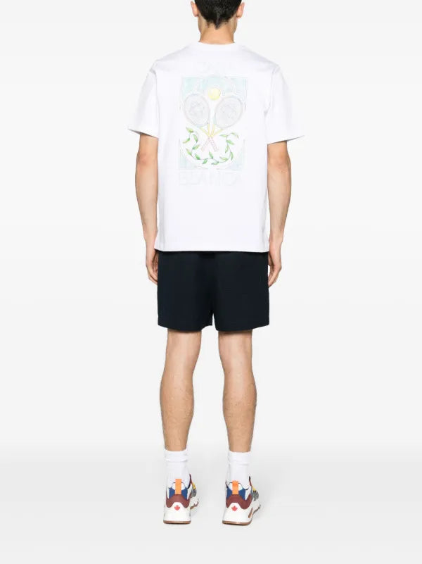 Casablanca Tennis Pastelle cotton T-shirt