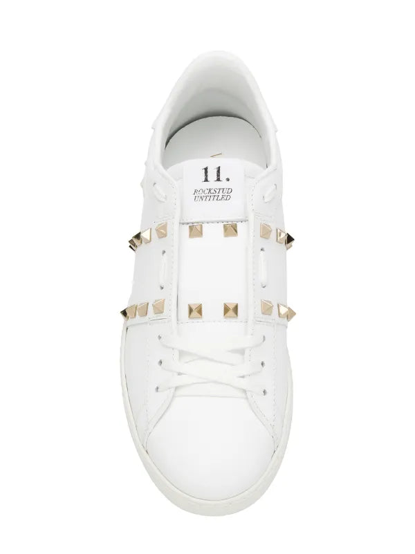 Valentino Garavani Rockstud Untitled leather sneakers