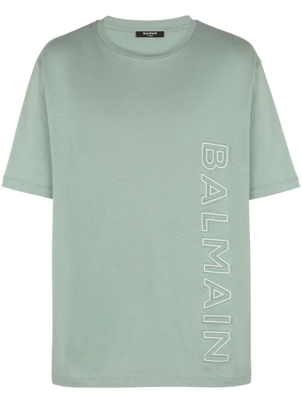 Balmain logo-embossed cotton T-shirt (relaxed fit)