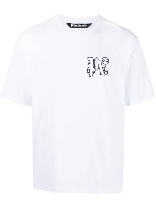 Palm Angels PA logo-print T-shirt white