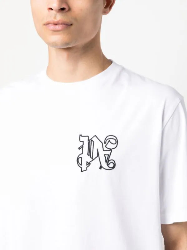 Palm Angels PA logo-print T-shirt white