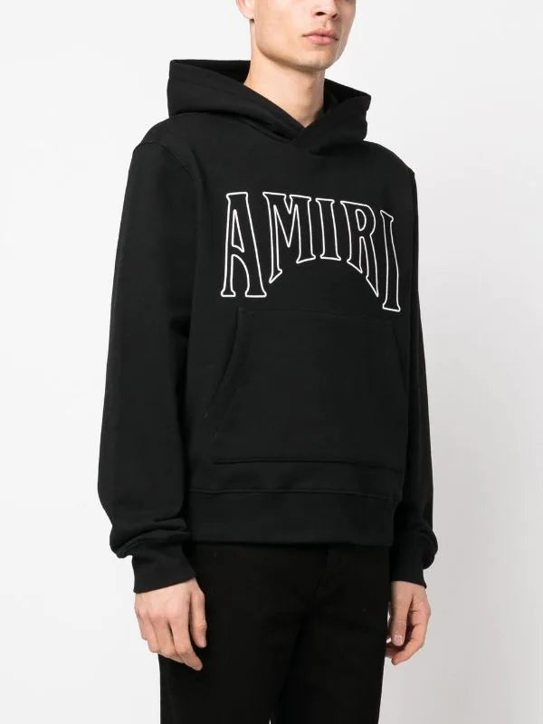 AMIRI logo-print classic hoodie