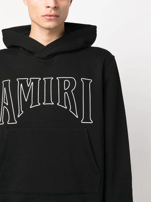 AMIRI logo-print classic hoodie