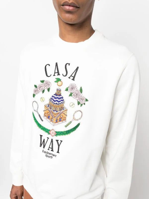 Casa Way embroidered sweatshirt