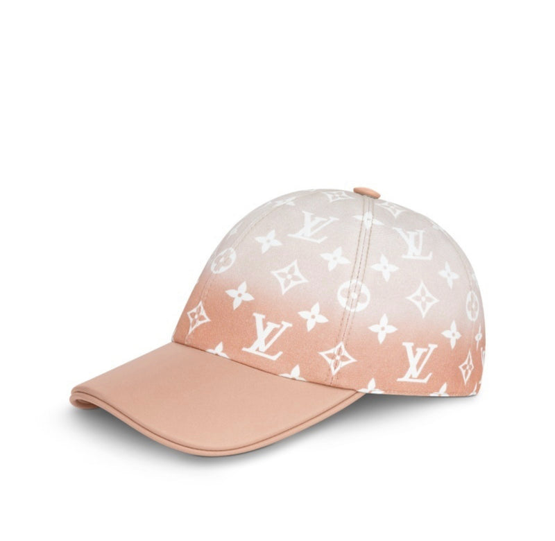 Peach Mist By the Pool Gradient Cap Ou Pas Baseball Cap Hat