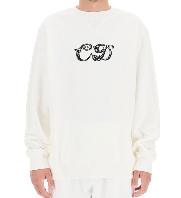 DIOR HOMME X KENNY SCHARF SWEATSHIRT WHITE