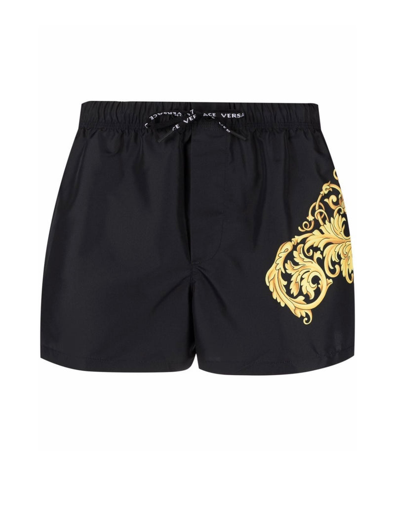 Versace Barocco-print swim shorts