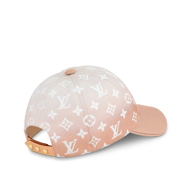 Peach Mist By the Pool Gradient Cap Ou Pas Baseball Cap Hat