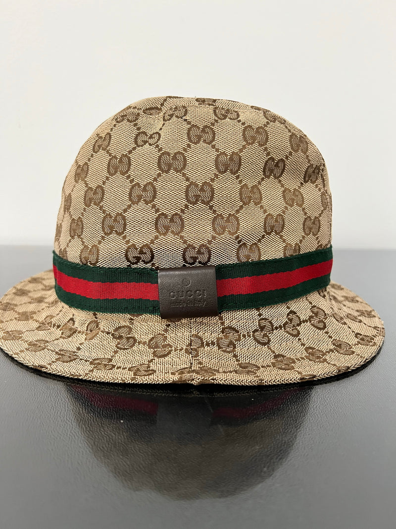 Bucket GG Rare Monogram Cap beige