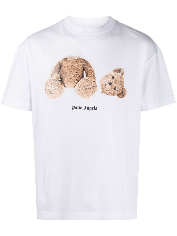 Palm Angels Bear printed t-shirt white