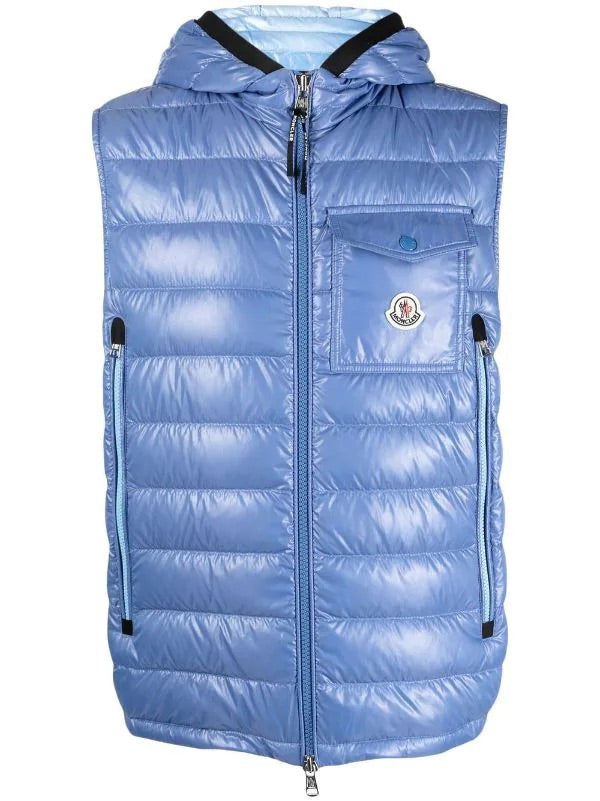 Logo-Patch padded Gilet