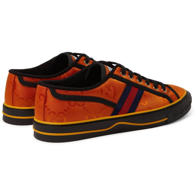 Off the Grid Webbing Canvas Sneakers - Orange