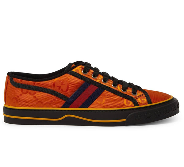 Off the Grid Webbing Canvas Sneakers - Orange