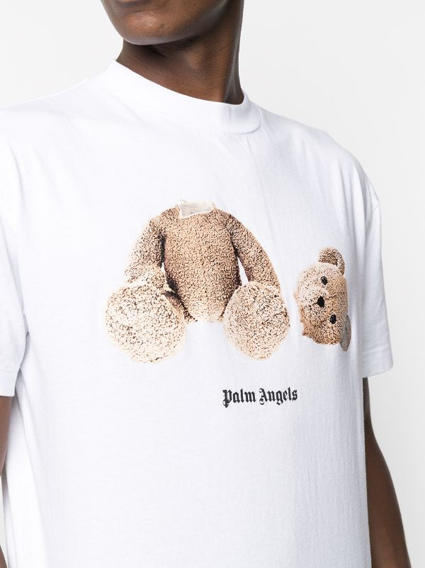 Palm Angels Bear printed t-shirt white