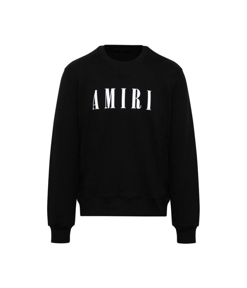 Amiri logo-print crew-neck sweatshirt black