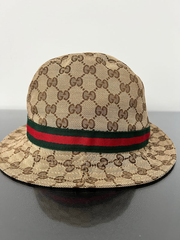 Bucket GG Rare Monogram Cap beige