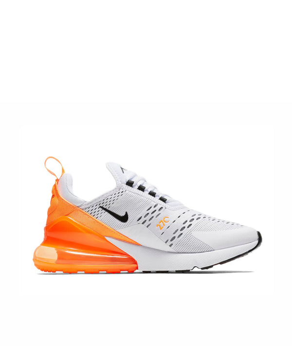 Air Max 270 White Black Orange size 14