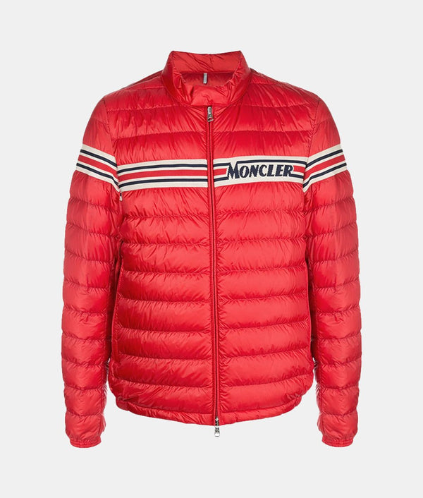 Moncler padded logo stripe jacket